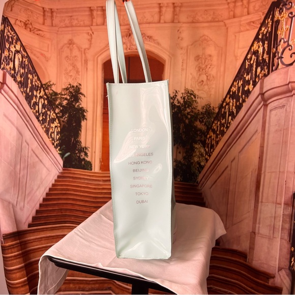 Ted Baker Bow Vinyl Tote Shopping Bag, Large, Great Condition, Sturdy, 14x14x4 - Picture 9 of 10